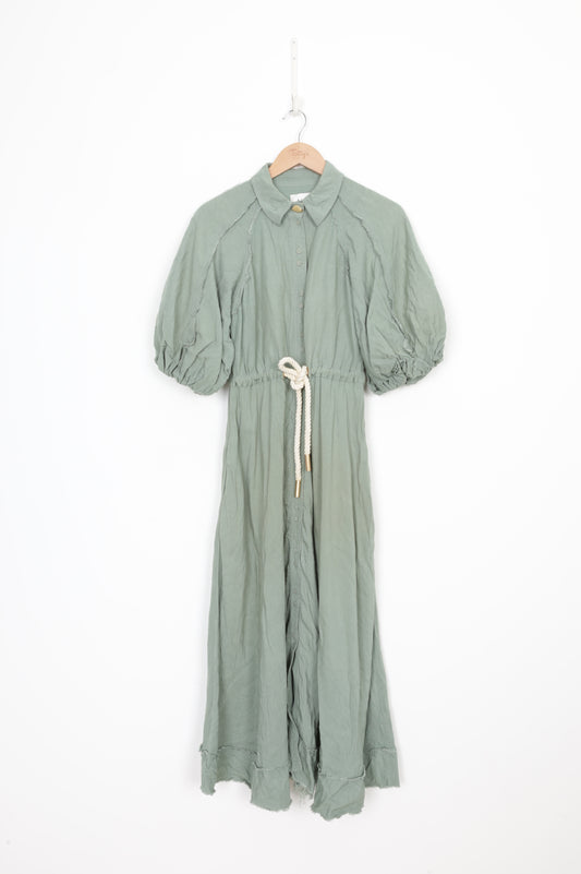 Aje Womens Green Dress Size 8