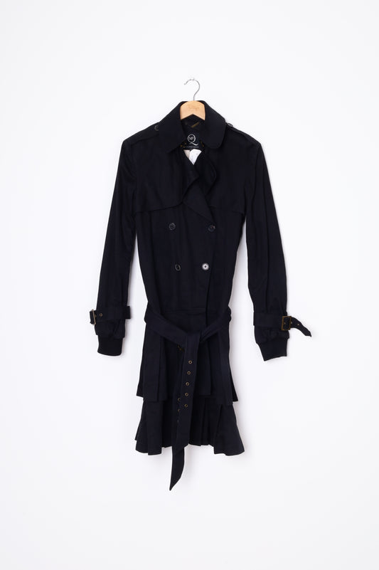 McQ Alexander McQueen Womens Black Coat Size 40