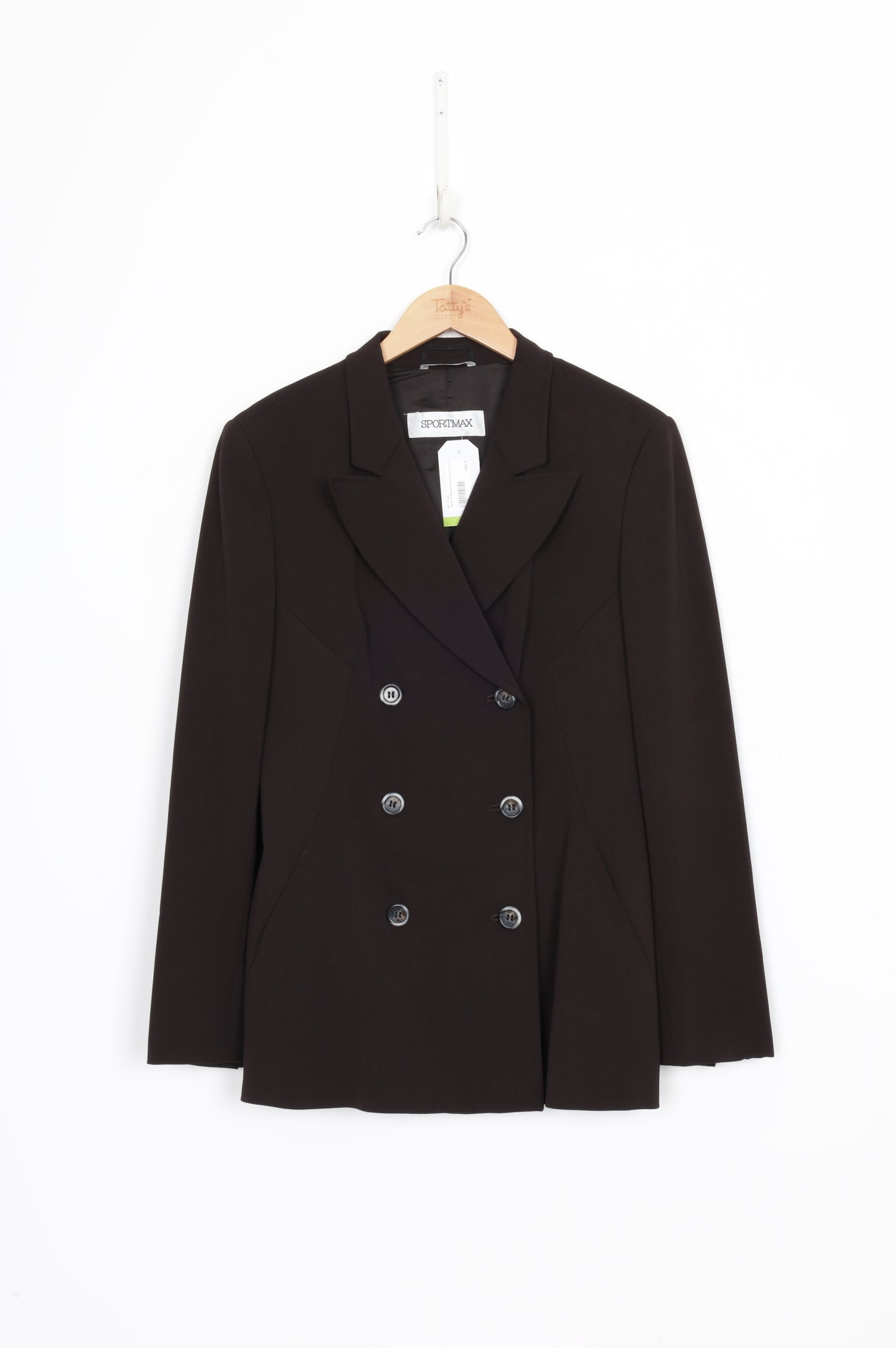 Sportmax Womens Brown Blazer Size 12
