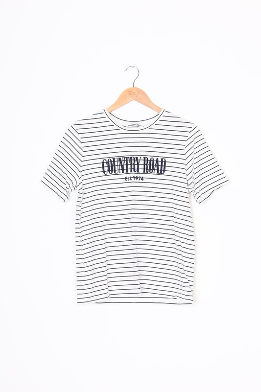 Country Road Womens White T-shirt Size XS