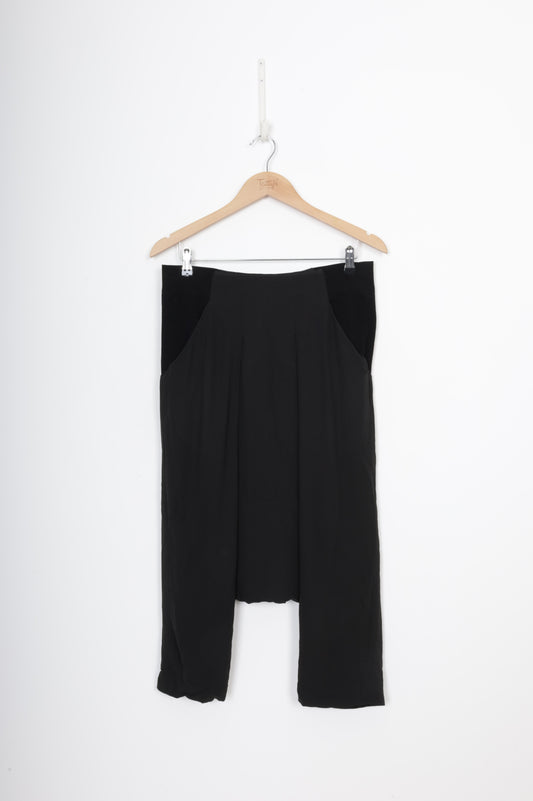 Rick Owens Womens Black Pants Size 10