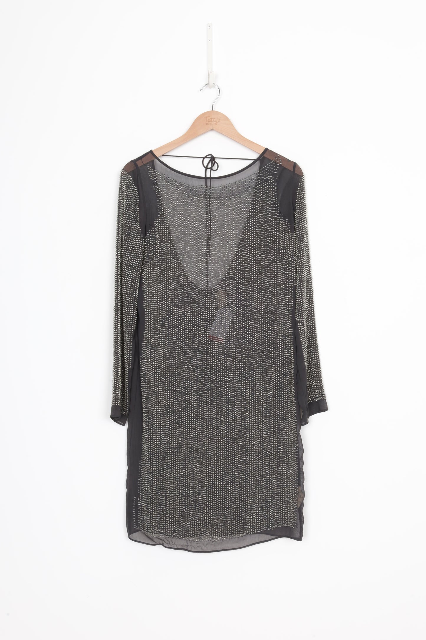 Needle & Thread Womens Grey Dress Size 10