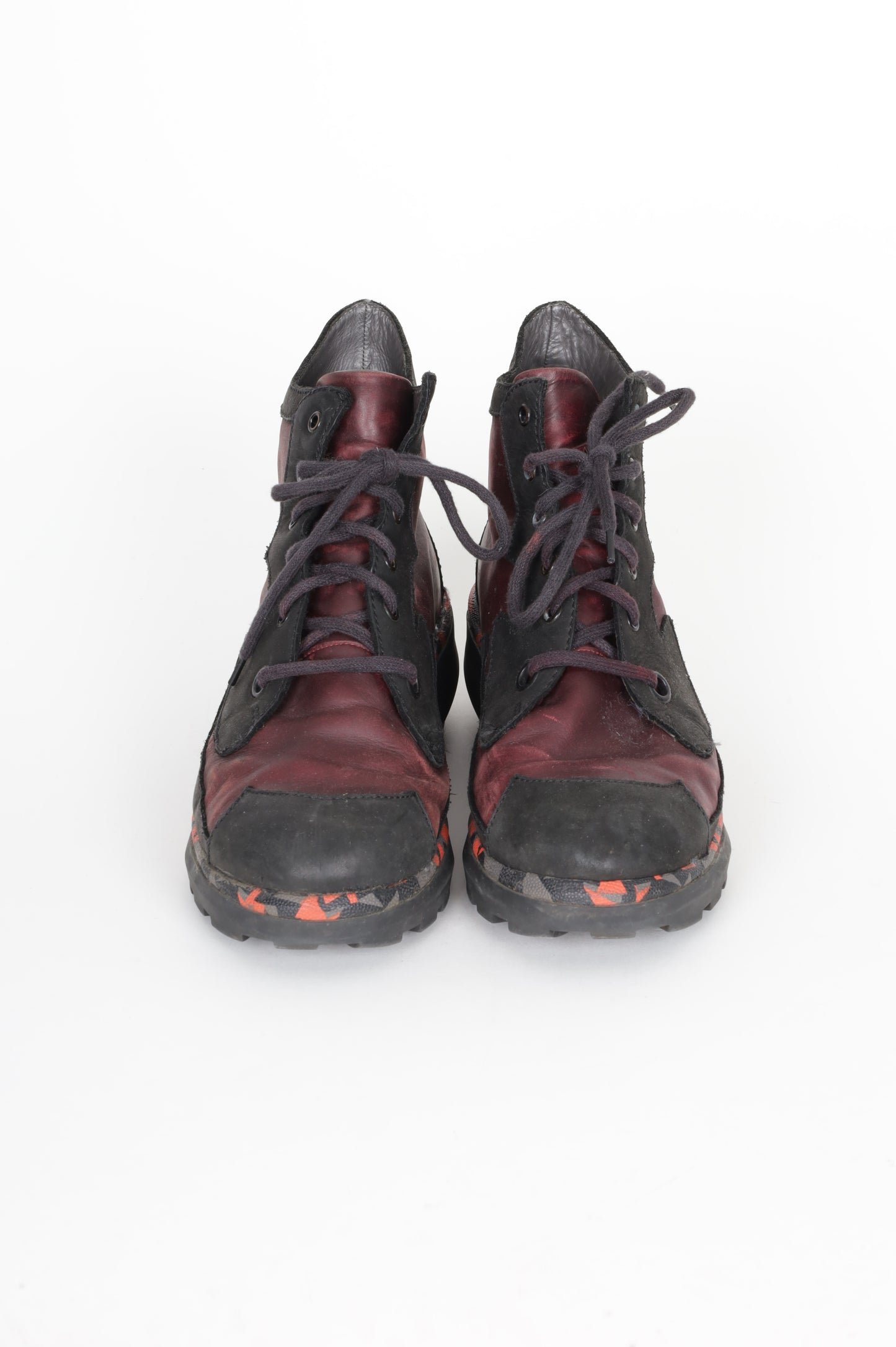 John Fluevog Mens Purple Boots  Size EU 45