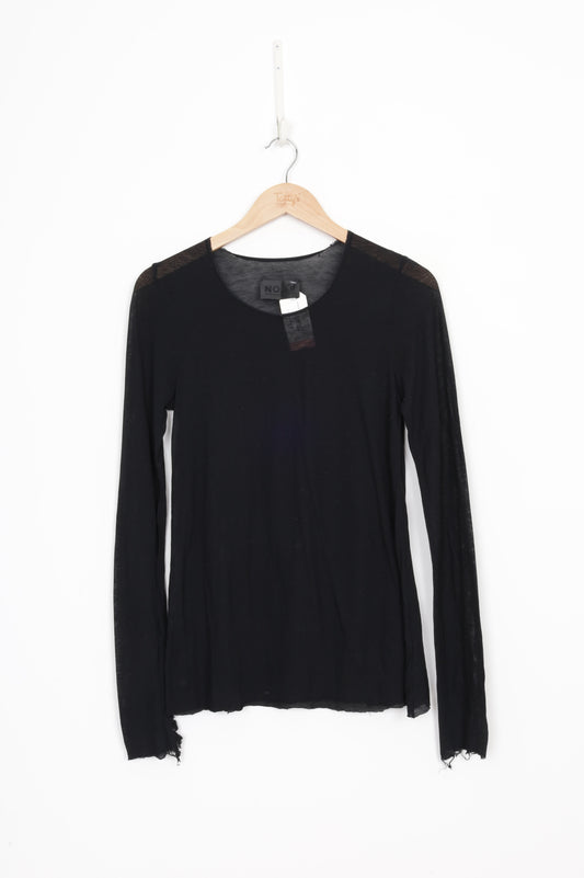 Nom*d Womens Black Top Size 8
