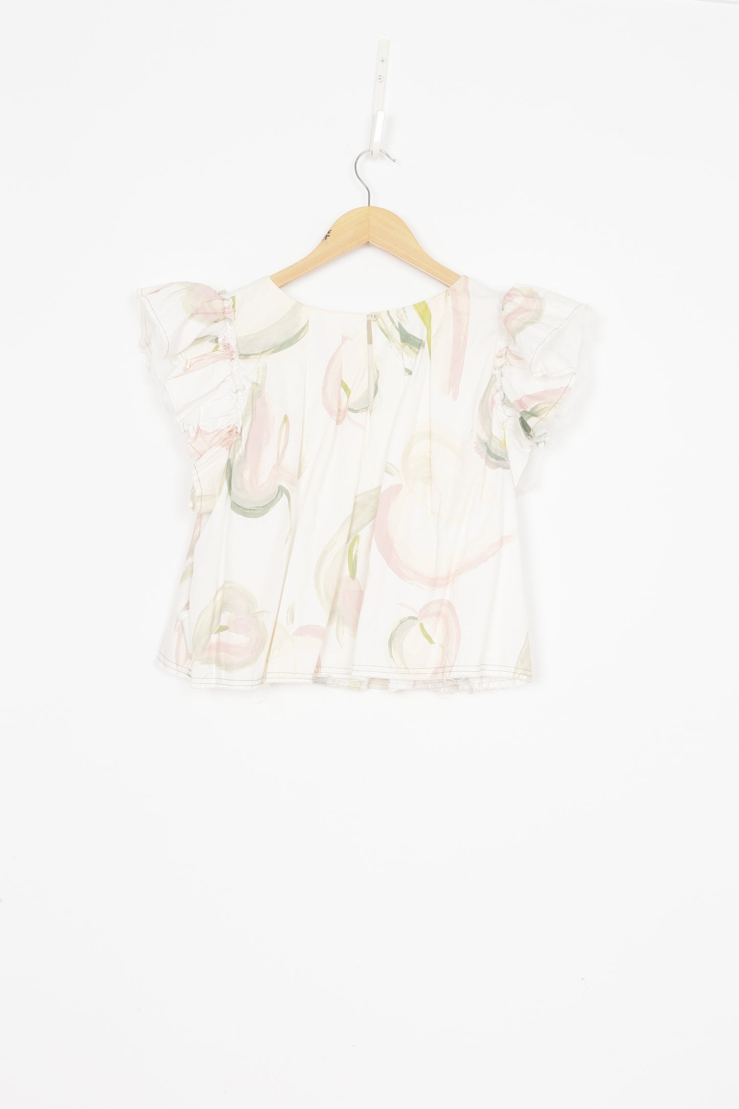 Aje. Womens White Top Size 8