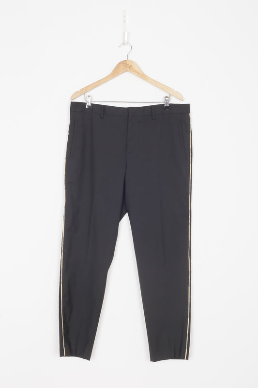 Versace Collection Mens Black Pants Size 54
