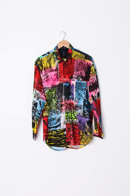 Virus Mens Multi Shirt Size 10