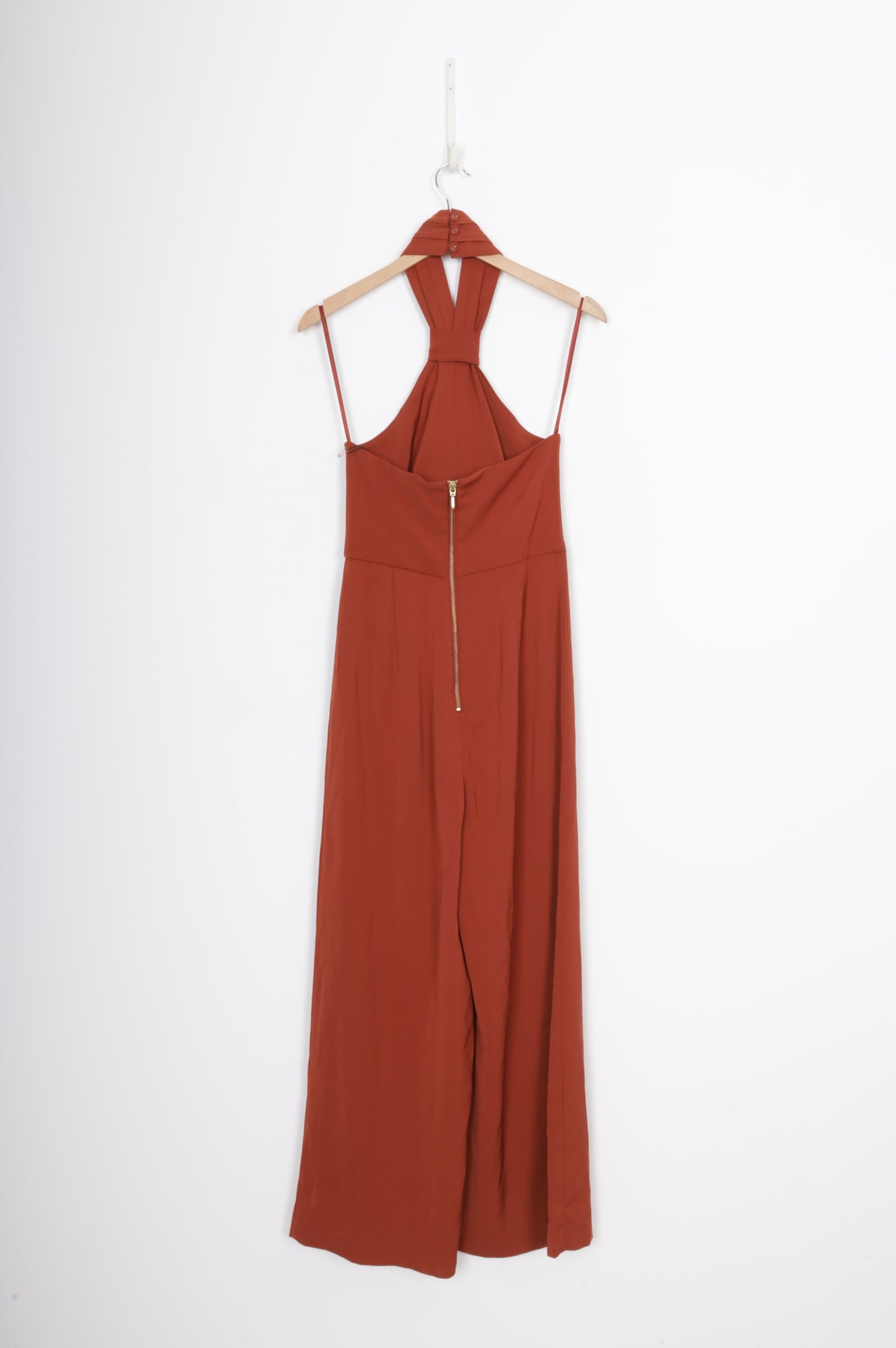 Shona Joy Womens Brown Jumpsuit Size 8