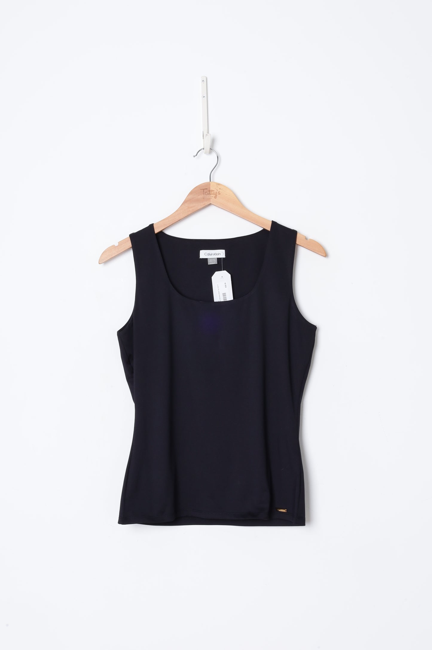 Calvin Klein Womens Black Top Size S