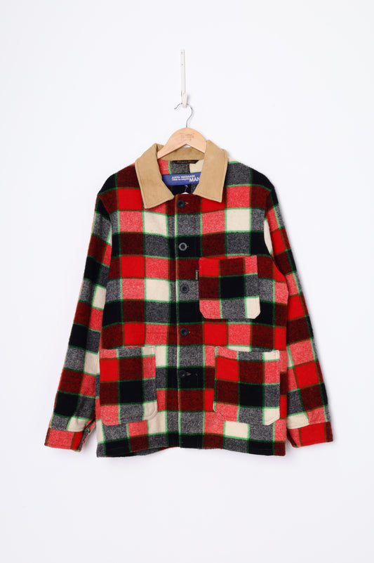 Junya Wantanabe Comme Des Garcons Man Mens Red Jacket Size L