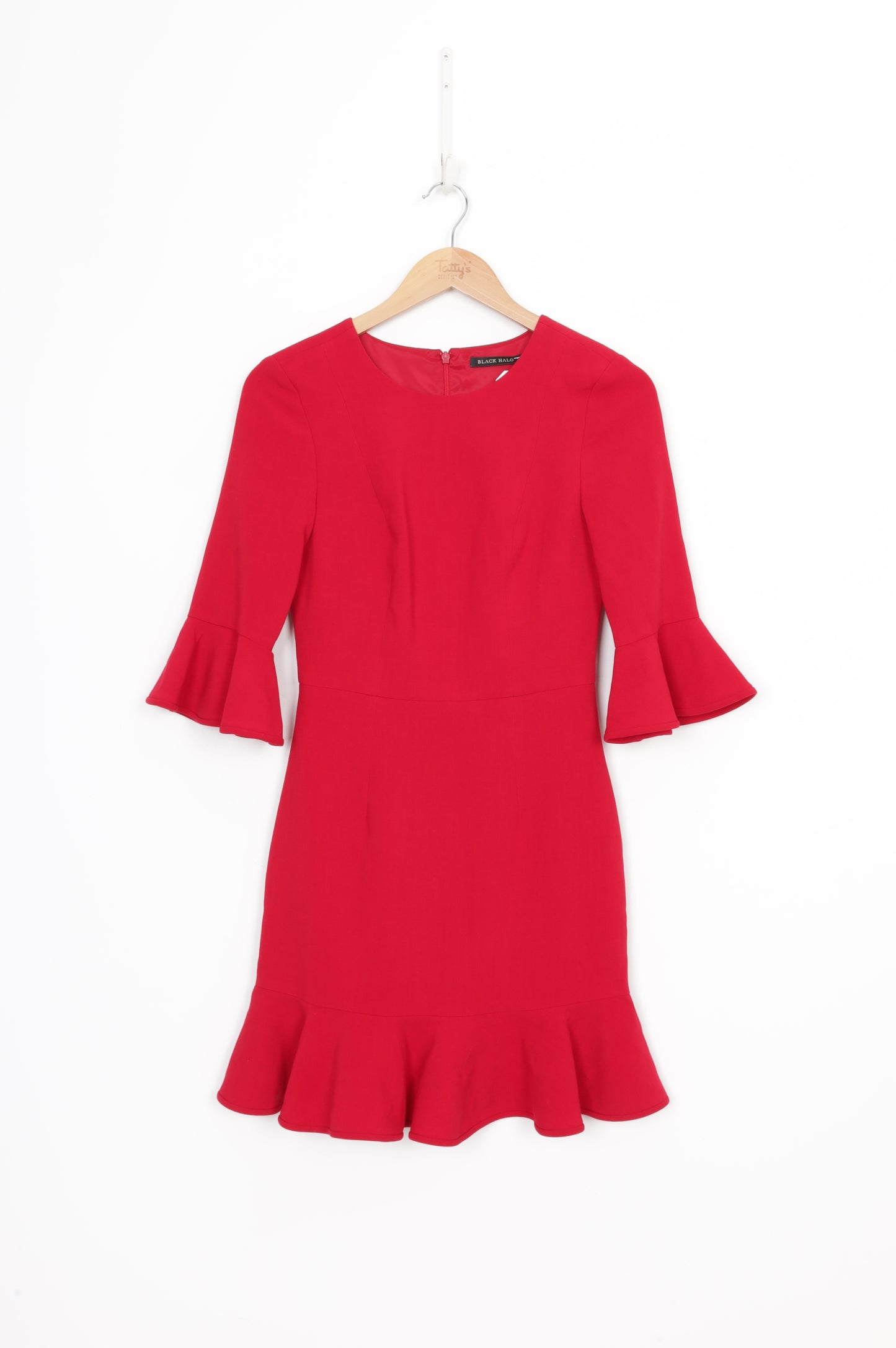 Black Halo Womens Red Dress Size 2