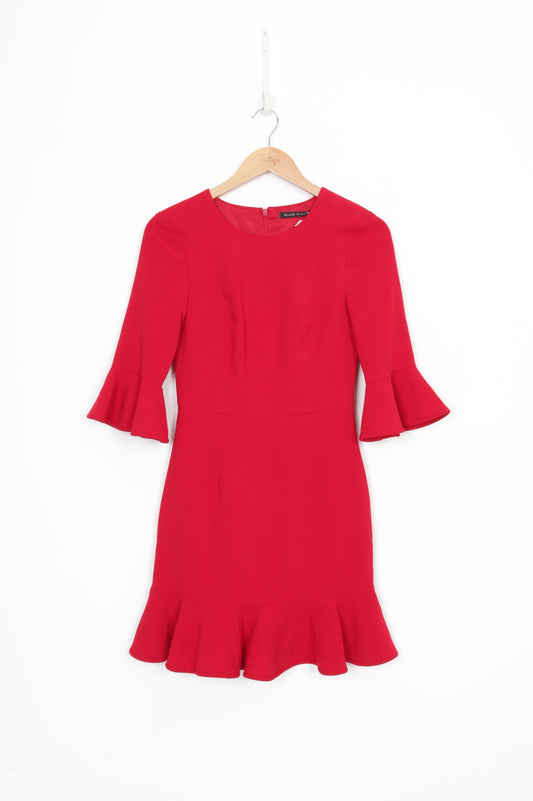 Black Halo Womens Red Dress Size 2