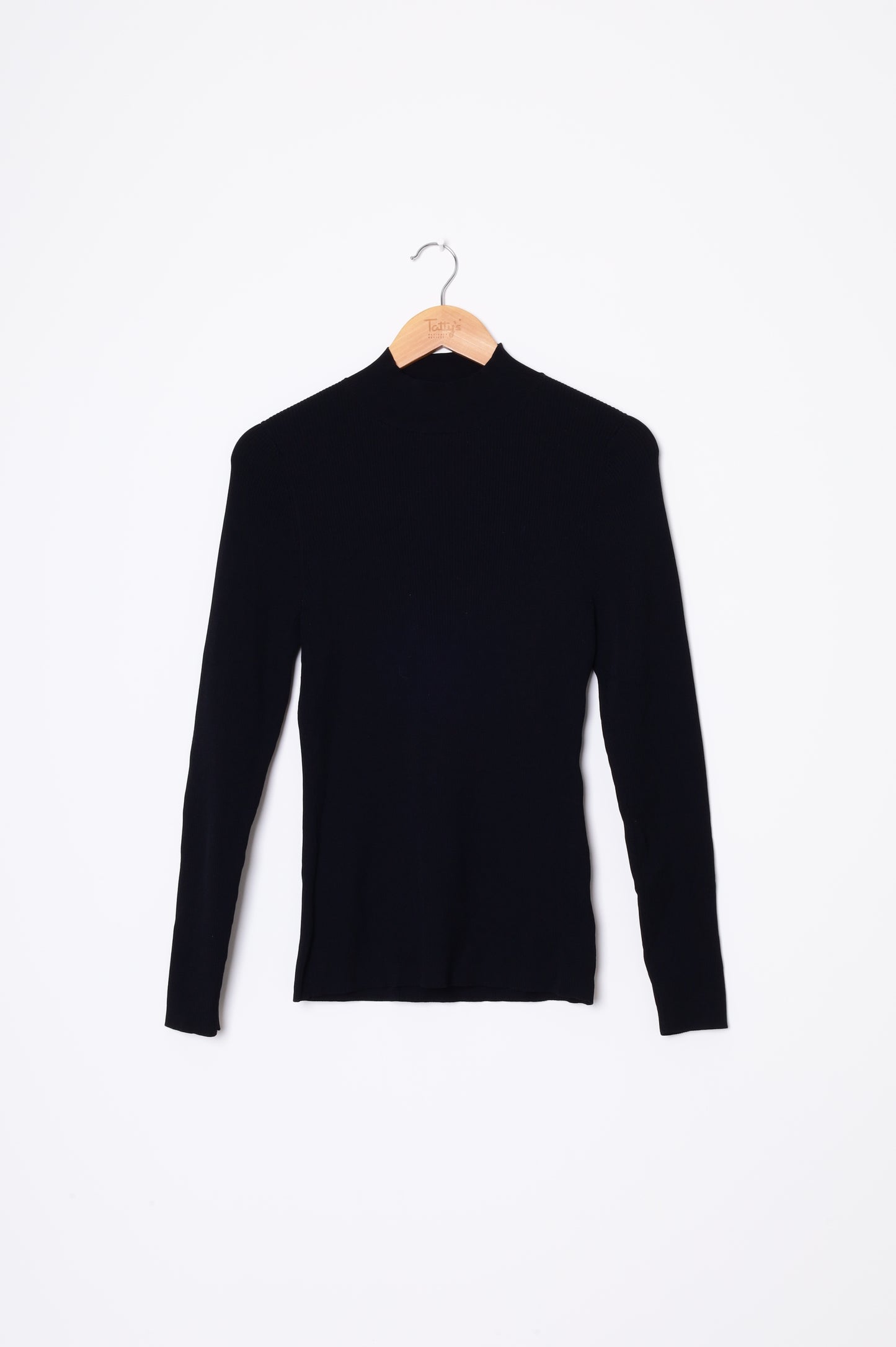 Cue Womens Black Top Size L