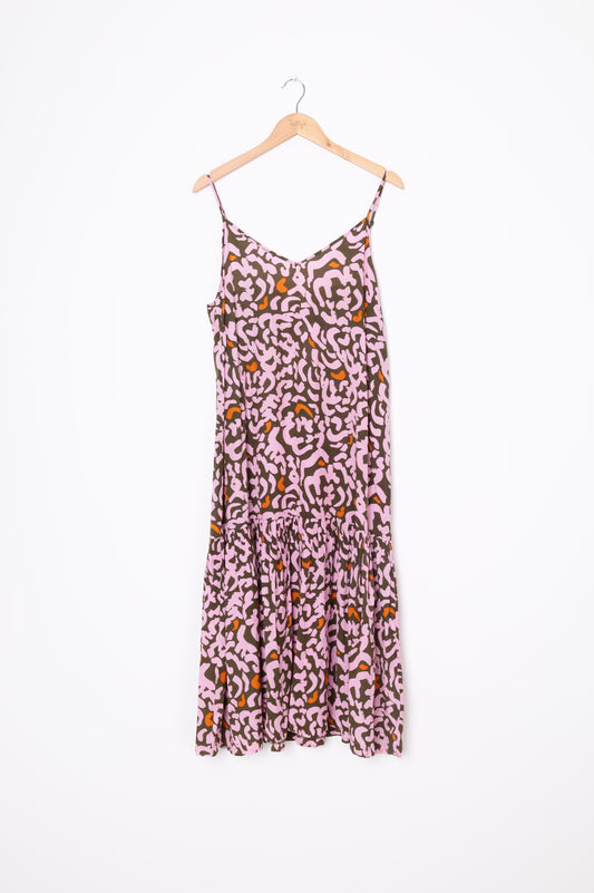 Claire Johnson + Gorman Womens Pink Dress Size 14