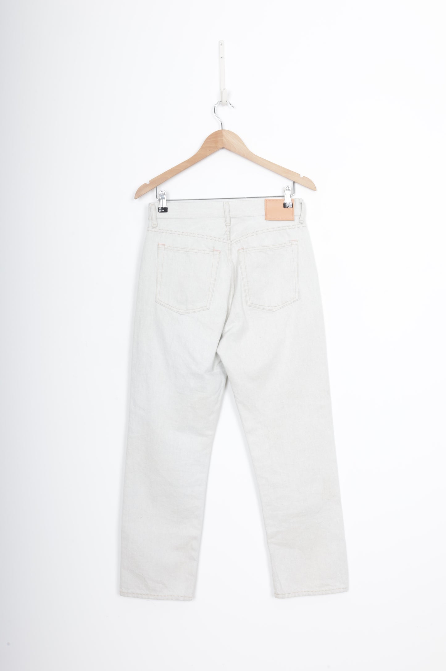 Acne Studios Womens Cream Jeans Size W 28