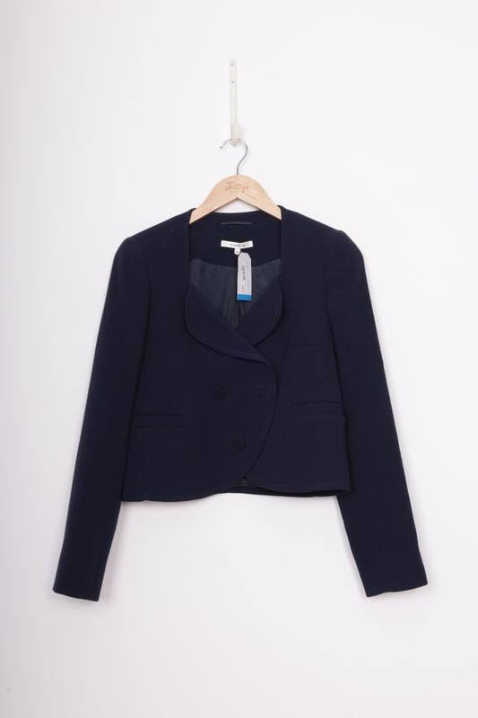Carven Womens Blue Blazer Size 38
