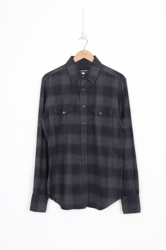 Tom Ford Mens Black Shirt Size EU 41