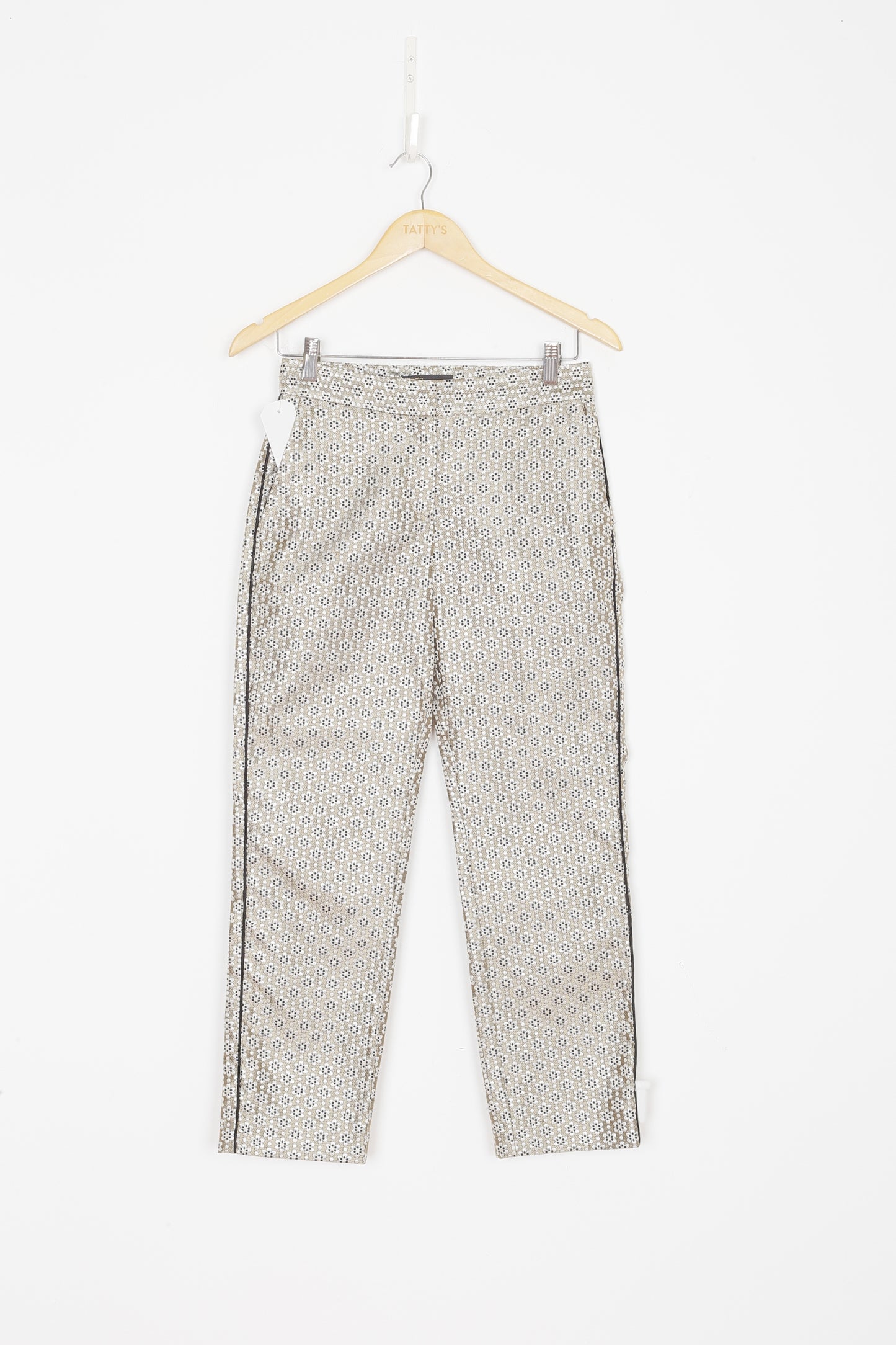 Maje Womens Silver Pants Size EU 34
