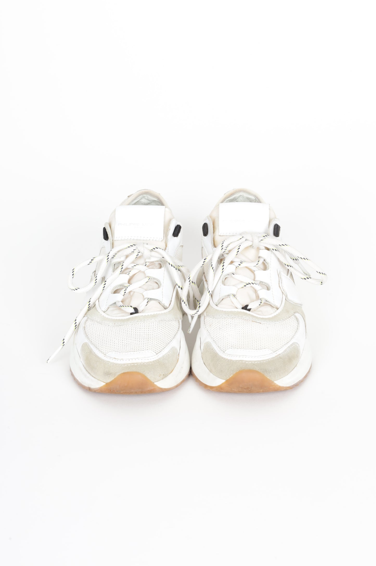 Philippe Model Womens Cream Sneakers Size EU 39