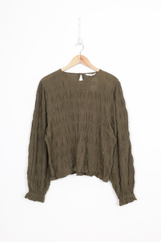 Max Womens Green Top Size 16