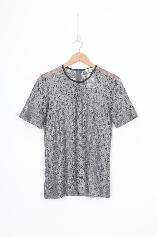 Juliette Hogan Womens Silver Top Size 8