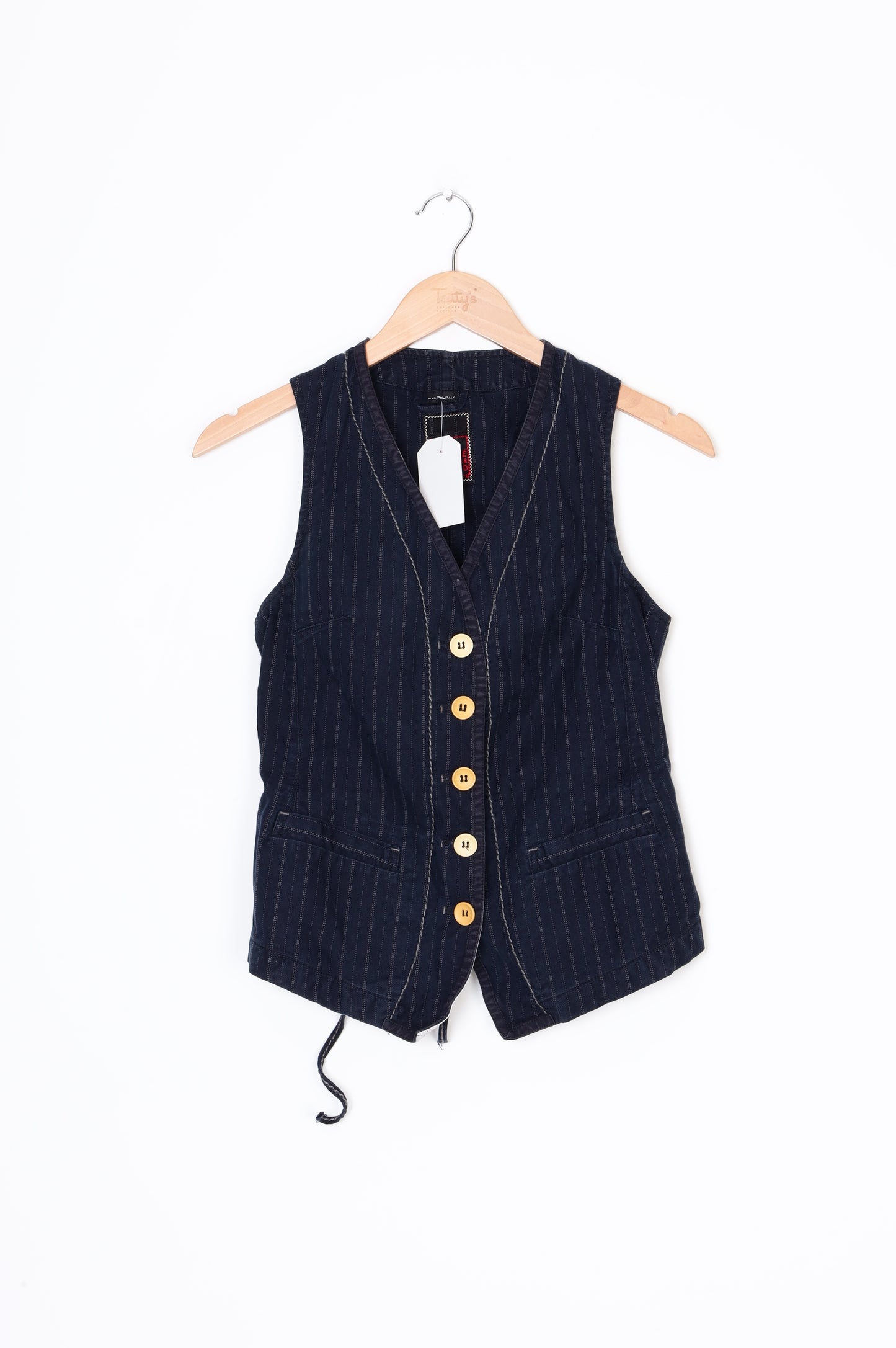 Marithe Francois Girbaud Womens Blue Top Size EU 42