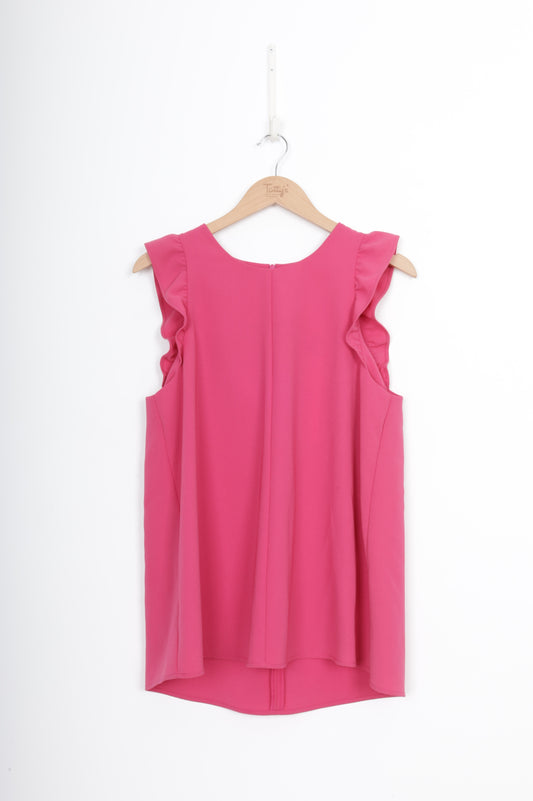 juliette hogan Womens Pink Top Size 10