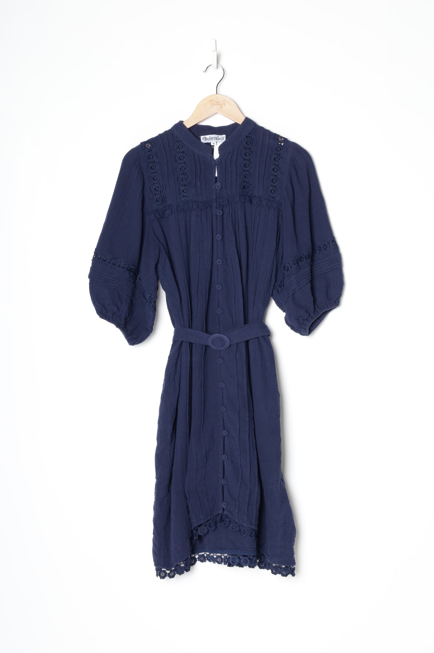 Bohemian Traders Womens Blue Dress Size M