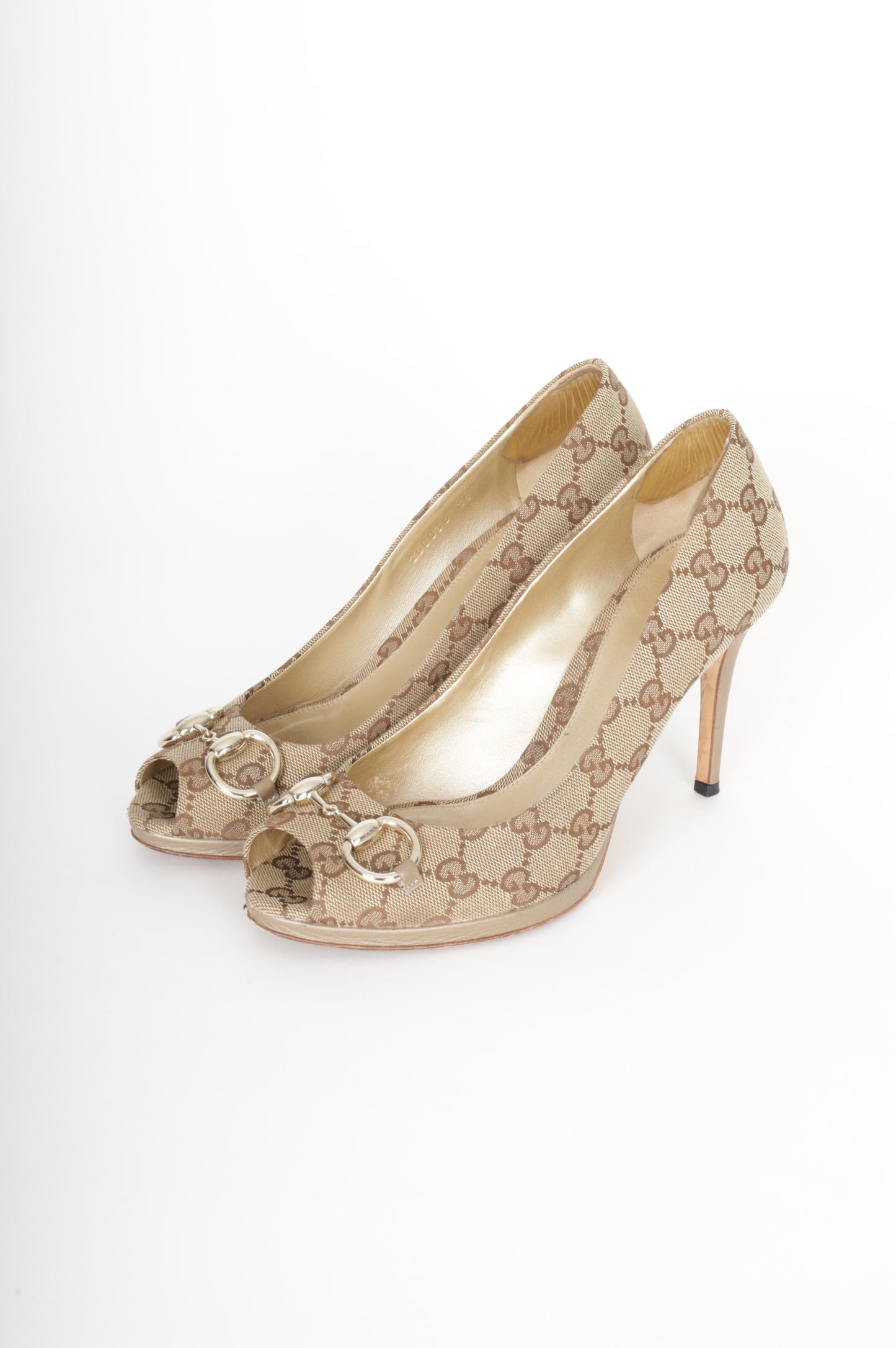 Gucci Womens Brown Heels Size 39