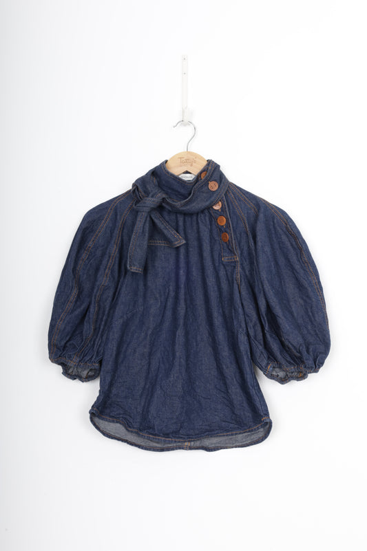 Zimmermann Womens Blue Top Size XXS
