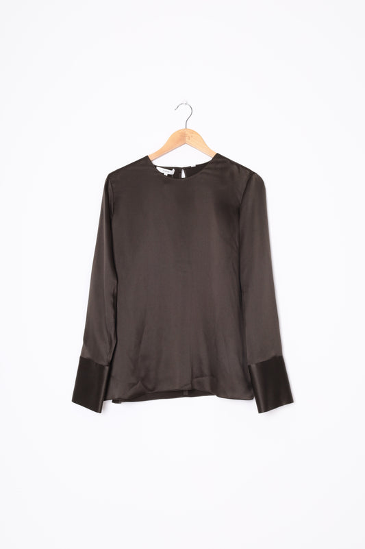 Vince. Womens Green Blouse Size 8