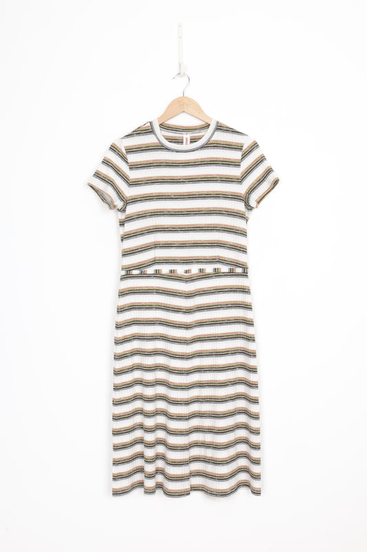 Sylvester Womens White Dress Size 10