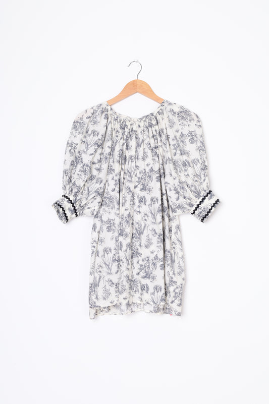 Seven Ten by Miho Kawahito Womens Cream Blouse Size S