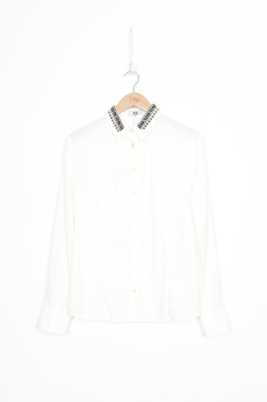 Ice Iceberg Gilmar Womens White Shirt Size M