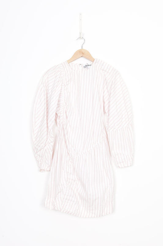Ganni Womens White Dress Size 34