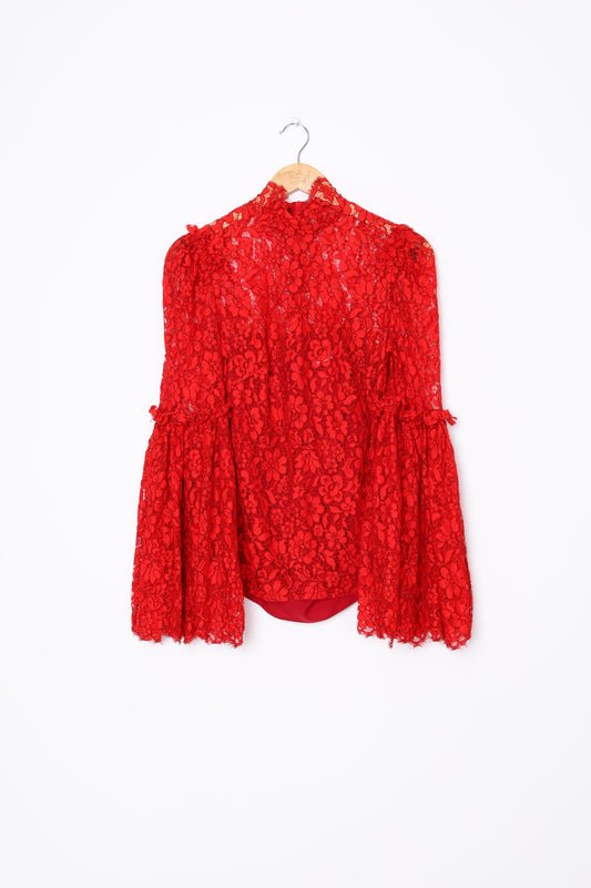 Camilla and Marc Womens Red Top Size 8