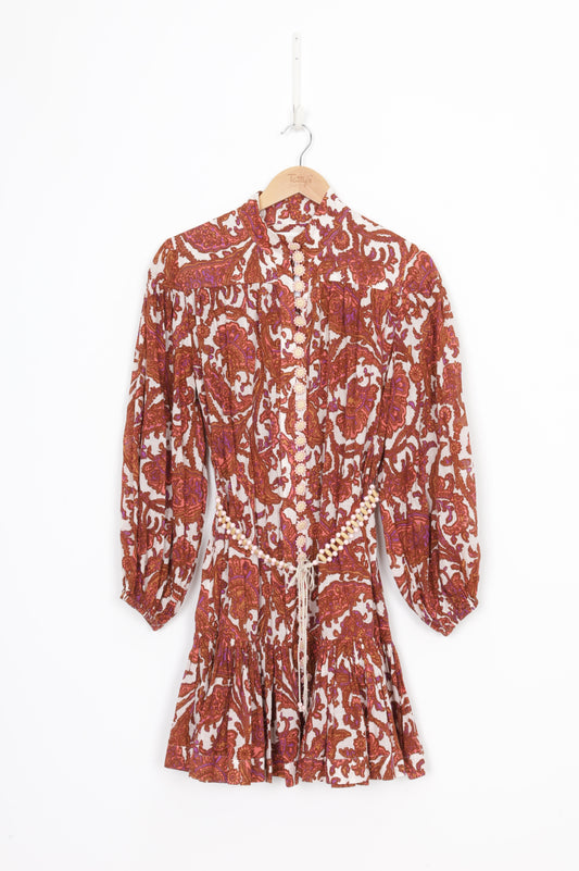 Zimmermann Womens Brown Dress Size 2