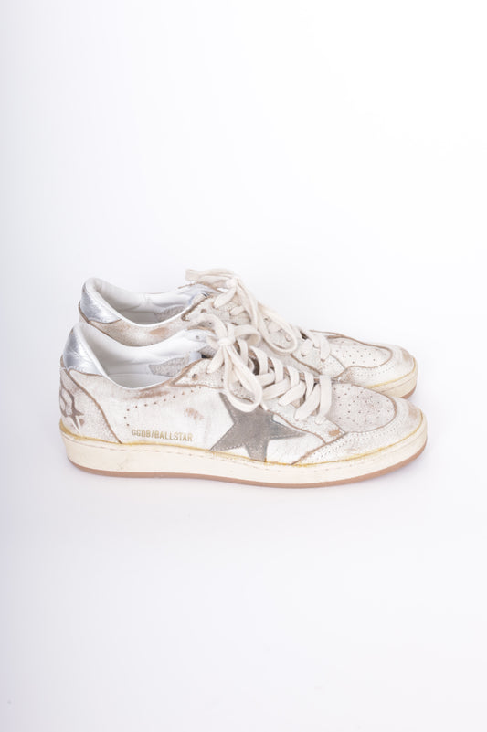 Golden Goose Deluxe Brand Womens Grey Sneakers Size 36