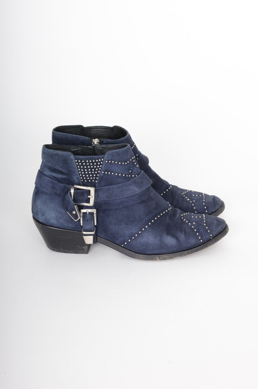 Anine Bing Womens Blue Boots  Size EU 39