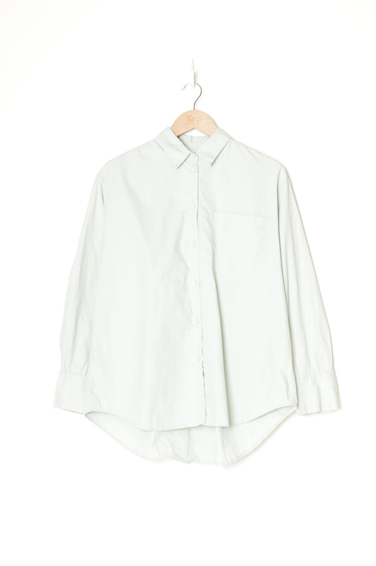 Caitlin Crisp Womens Green Shirt Size 8