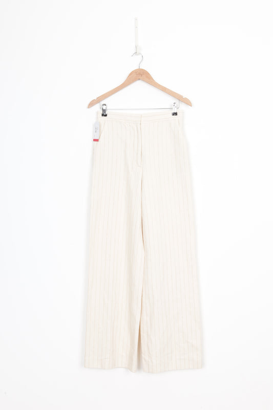 Vanessa Bruno Womens Cream Pants Size EU 38