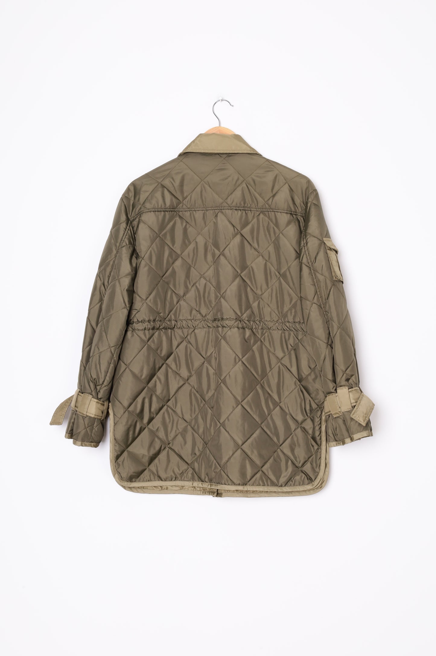 Ganni Womens Green Coat Size 34