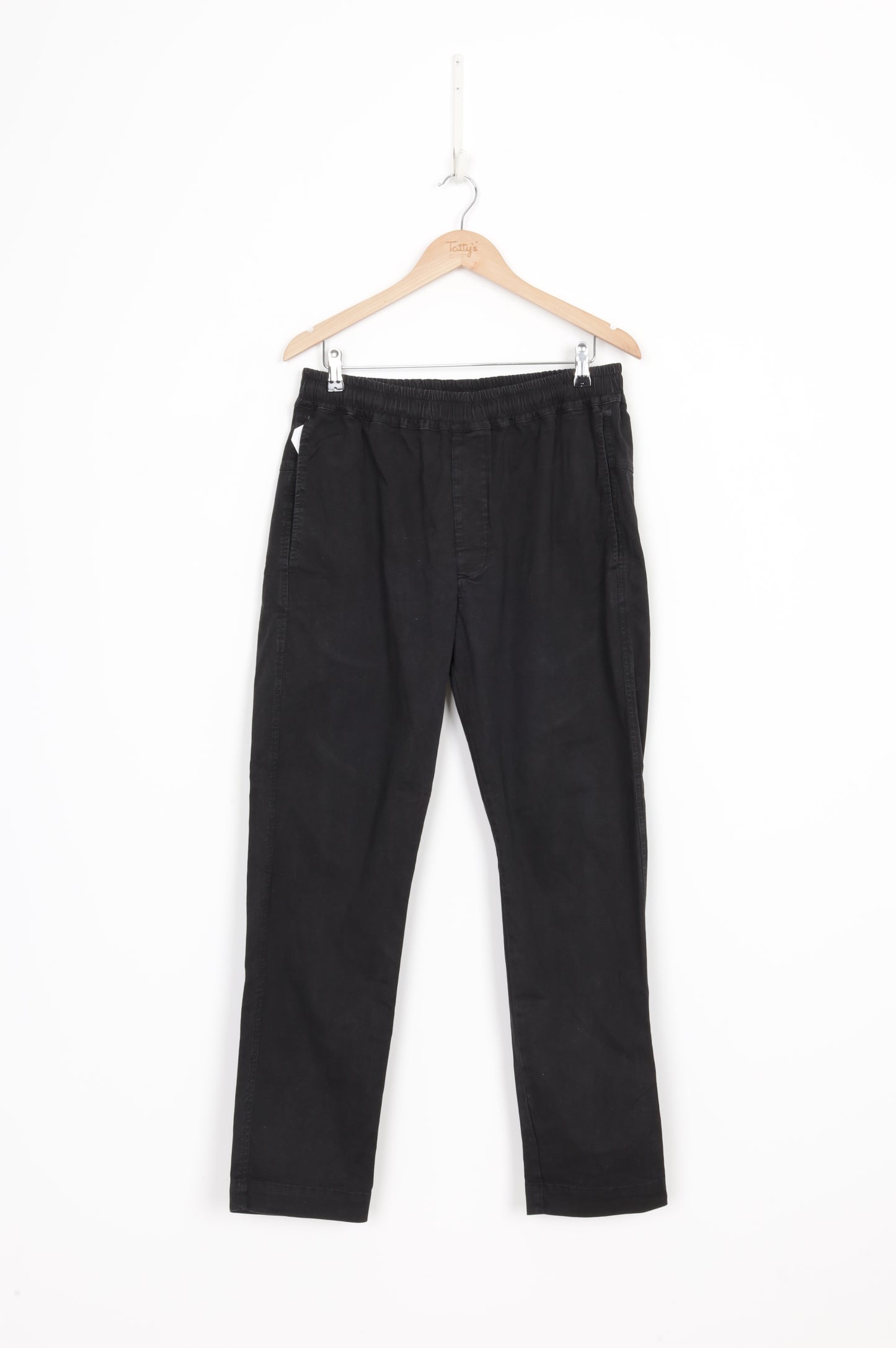 Bassike Mens Black Pants Size L