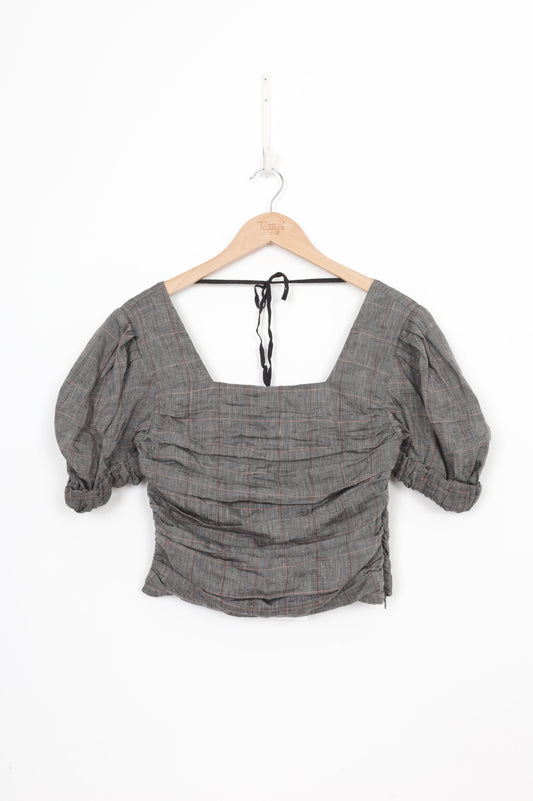 Marle Womens Grey Top Size 8