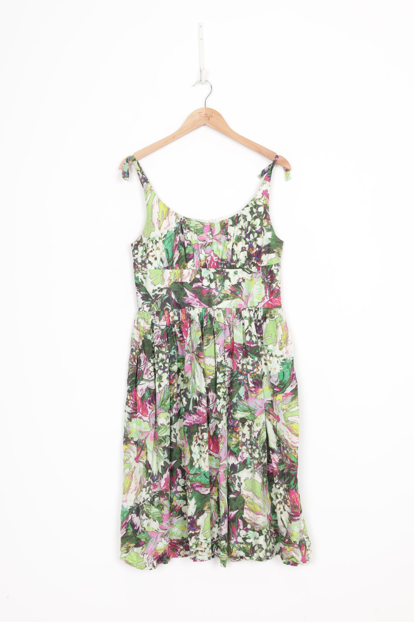 Wallace Rose Womens Green Dress Size M