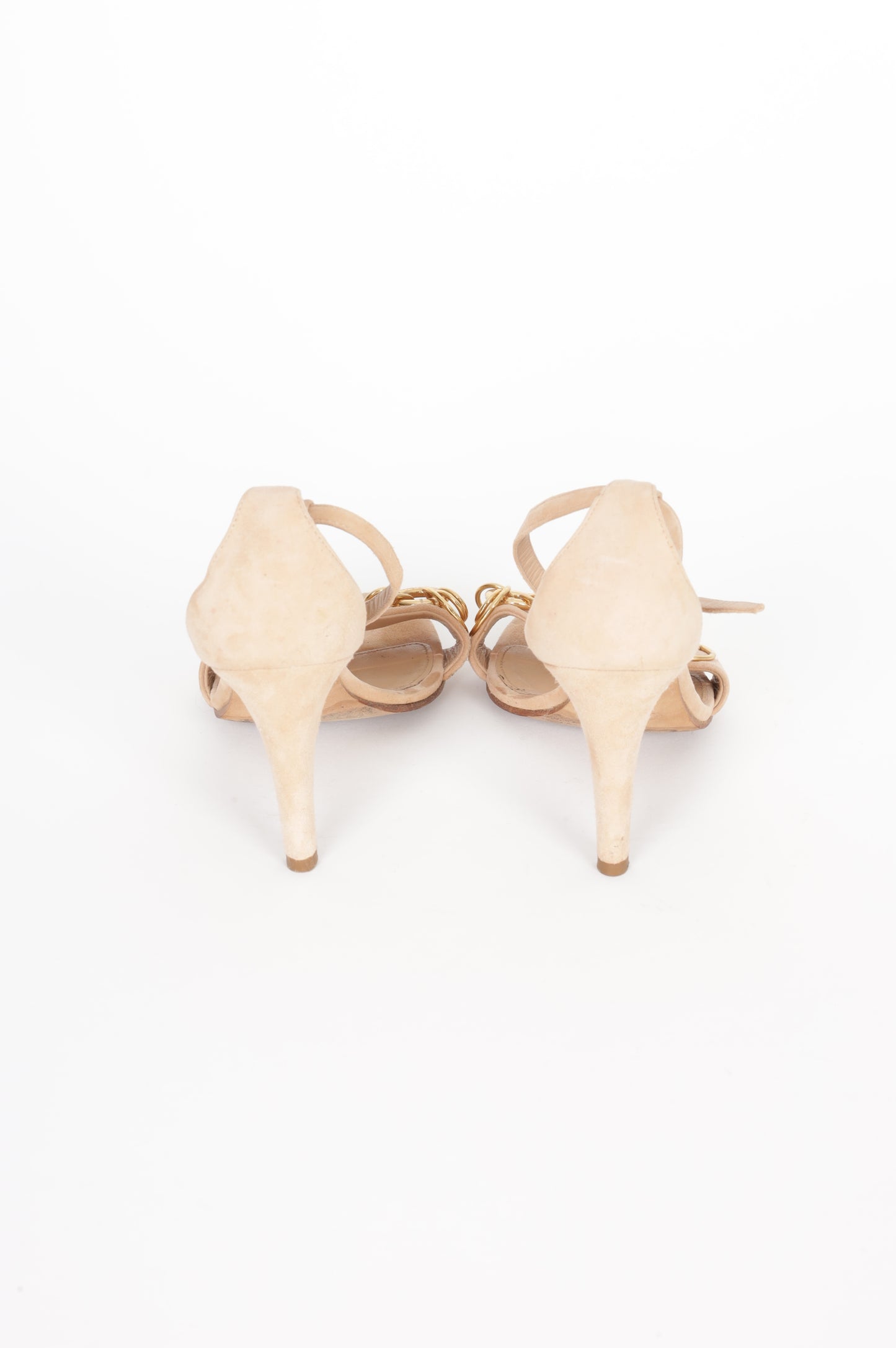 Chloe Womens Beige Heels Size EU 39
