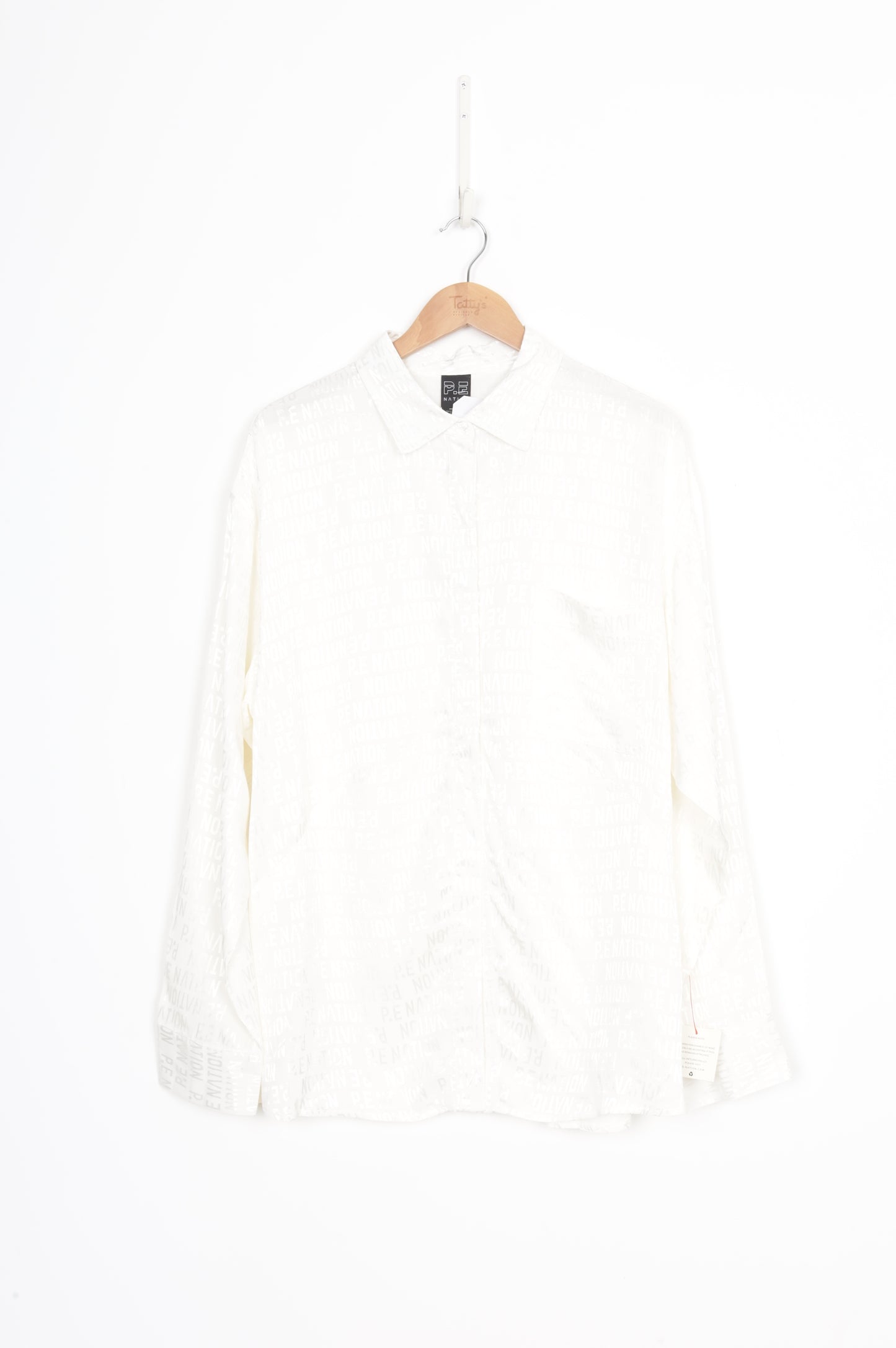 PE Nation Womens White Shirt Size L