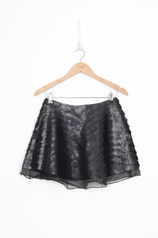 Aje. Womens Black Mini Skirt Size 8