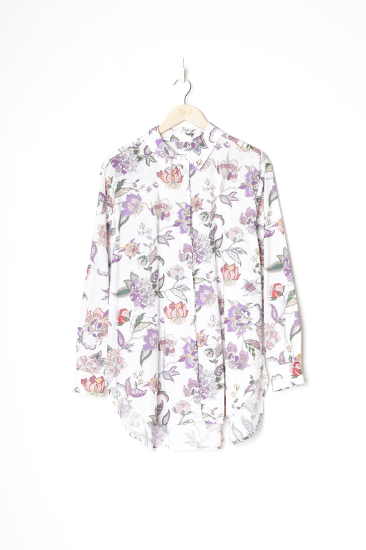 juliette hogan Womens White Shirt Size 14