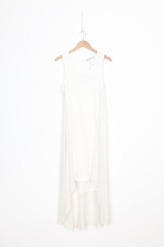 Sabatini Womens White Dress Size M